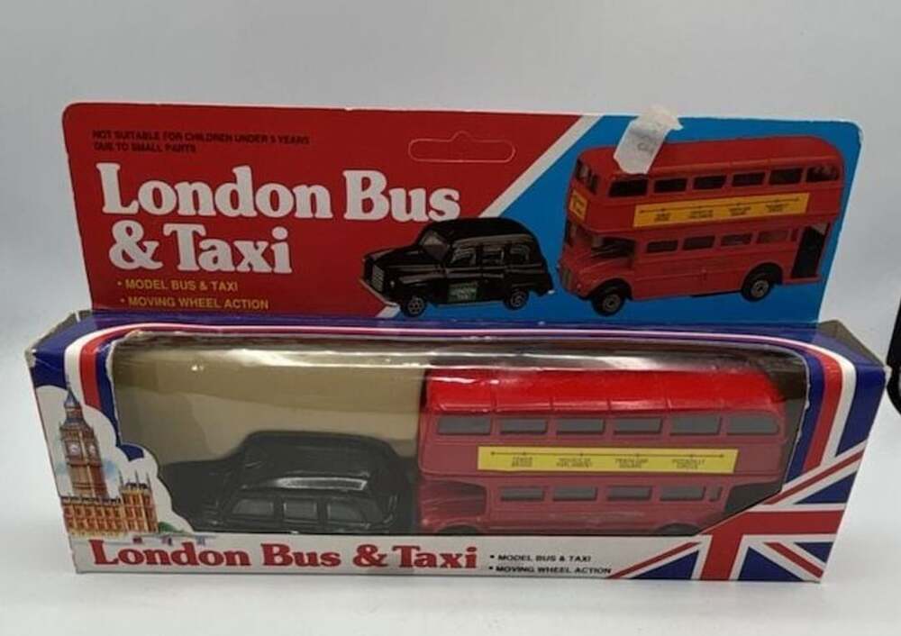Thomas Benacci London Bus & Taxi Die-Cast Model Set